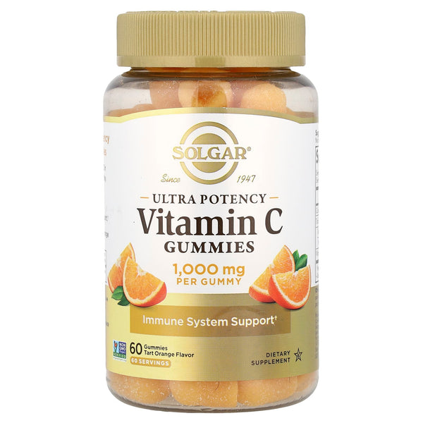 Solgar Vitamin C Gummies for Adults, 60 Vegetarian Gummies