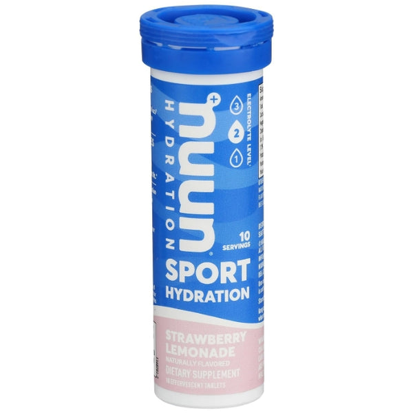 NUUN SPORT HYDRATION 10 EFF TABLET - STRAWBERRY LEMONADE