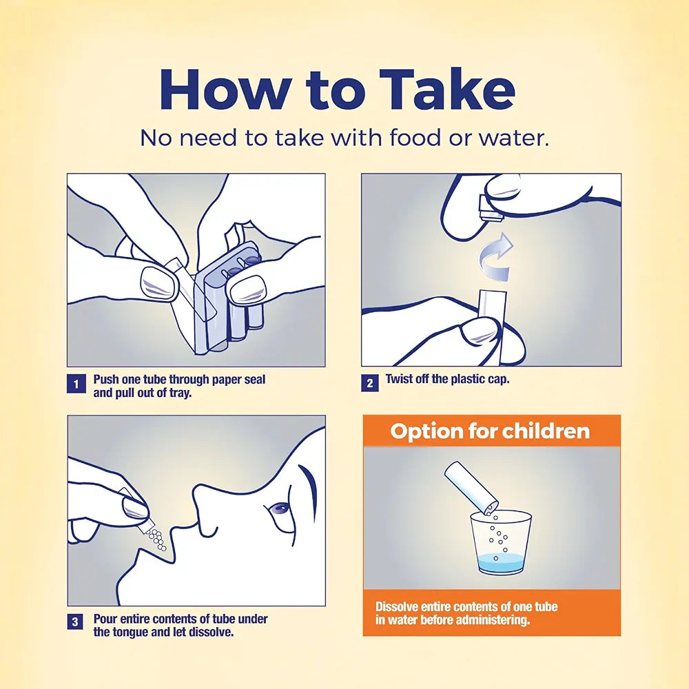 Boiron Oscillococcinum for Relief from Flu-Like Symptoms of Body Aches, Headache, Fever, Chills, and Fatigue - 6 Doses