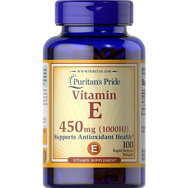 Puritan's Pride Vitamin E-1000 IU 100 SFTGLS