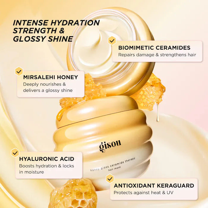 Gisou 
Honey Gloss Ceramide Therapy Hydrating Hair Mask