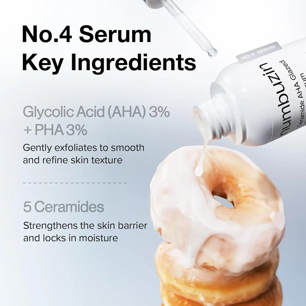 numbuzin No.4 Ceramide AHA PHA Glazed Skin Prep Serum