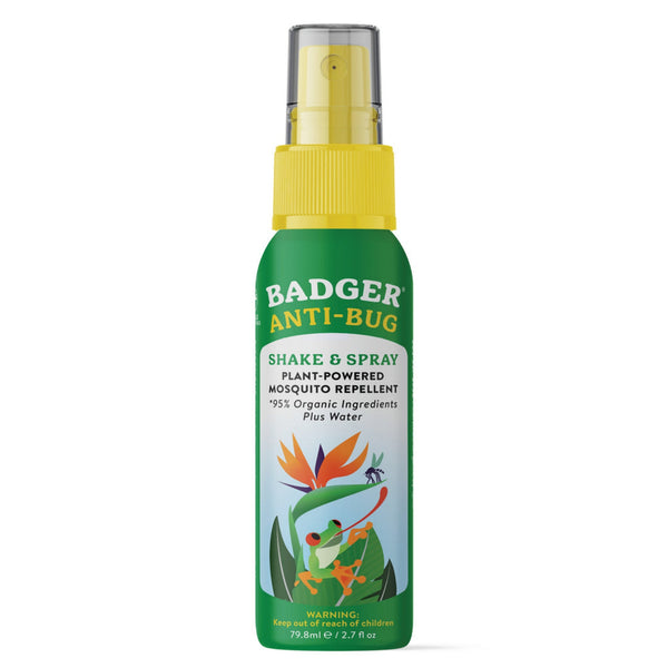 Badger Bug Spray, Family Friendly All Natural Mosquito Repellent
