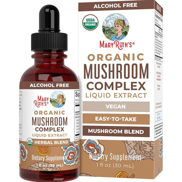 MaryRuth Organics Mushroom Complex | Herbal Liquid Drops