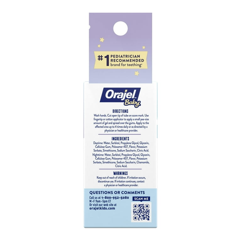 Orajel Baby Daytime & Nighttime Cooling Gels for Teething