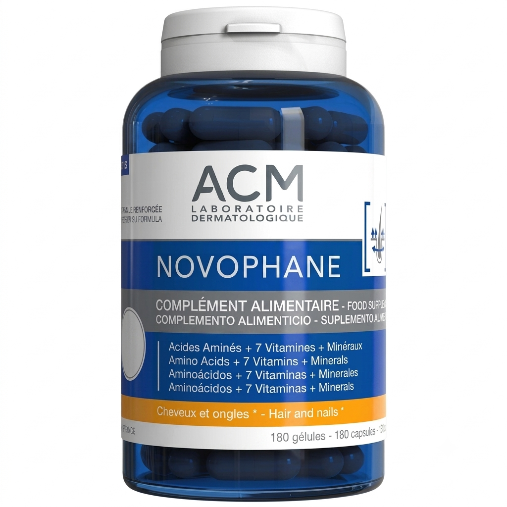 ACM Novophane Nail And Hair Capsules 180 Capsules