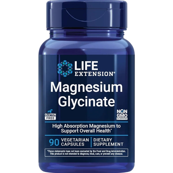 Life Extension Magnesium Glycinate, Heart Health, Bone Health, Nerve and Muscle Support