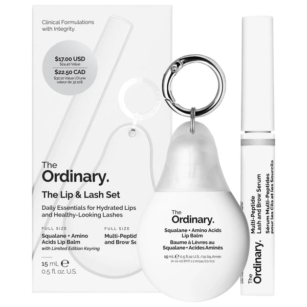 The Ordinary 
The Lip & Lash Set