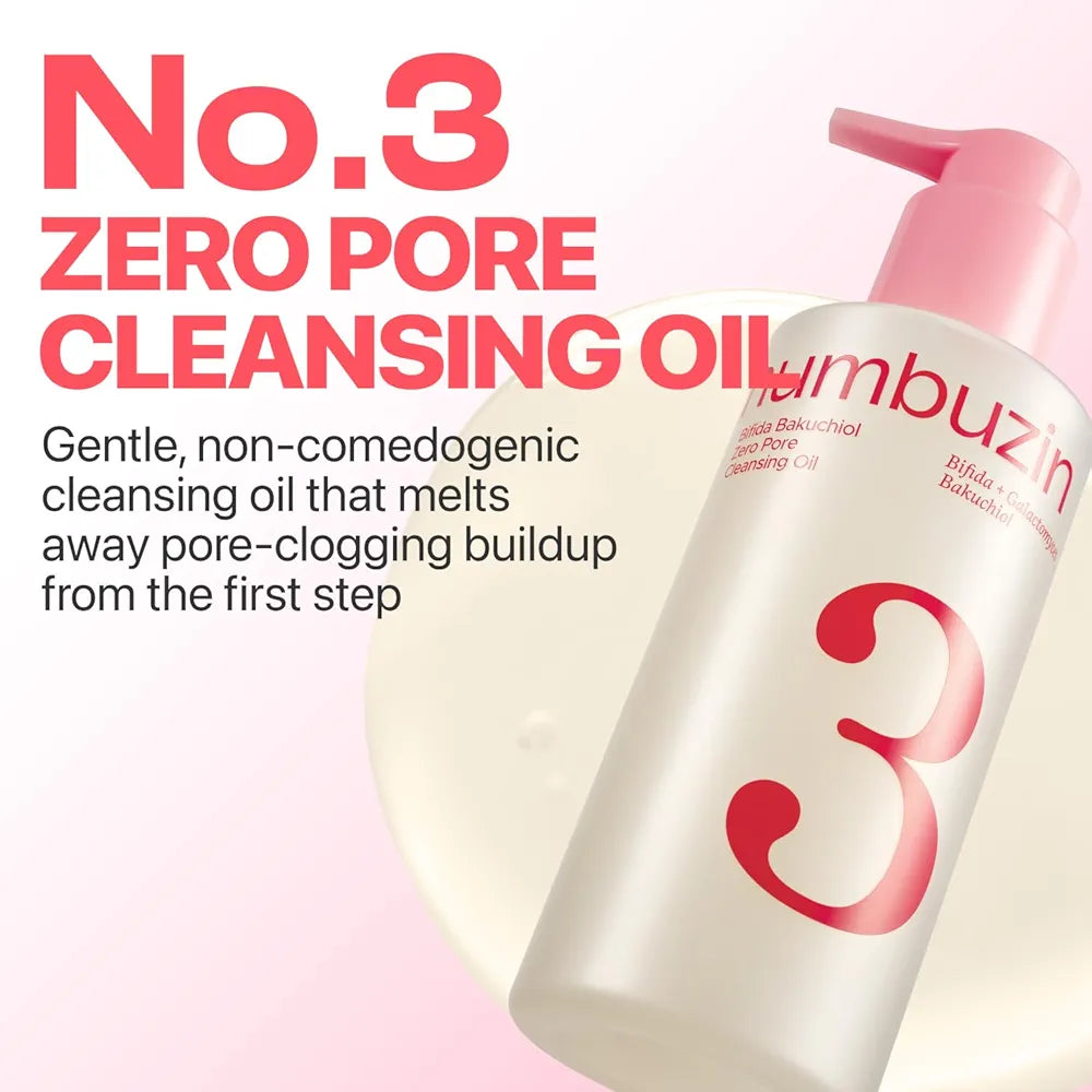 numbuzin No.3 Bifida Bakuchiol Zero Pore Cleansing Oil