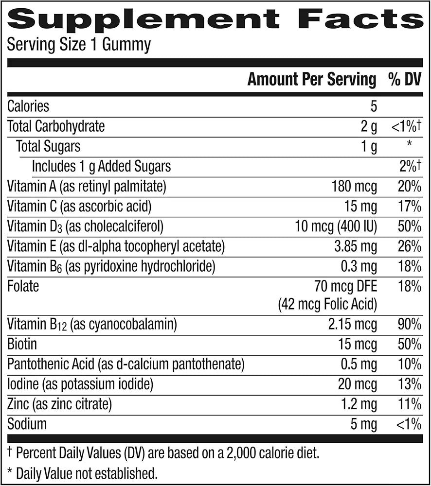 Centrum Kids Multivitamin Gummies, Tropical Punch Flavor Made With Natural Flavors, 150 Count