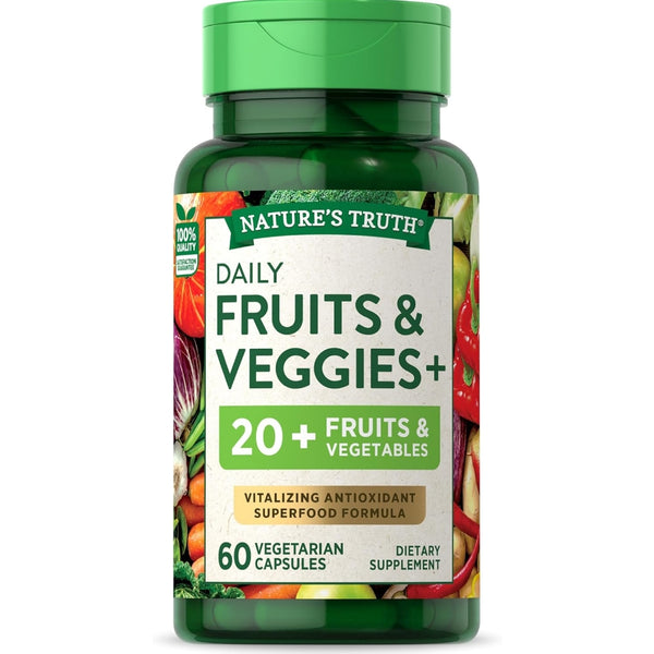 Nature's truth Super Fruits and Veggies | 60 Vegetarian Capsules