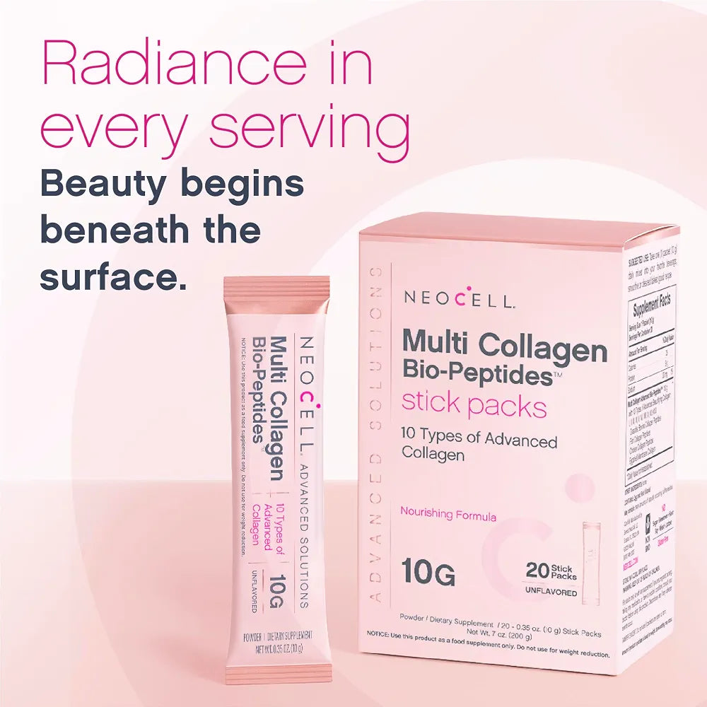 NeoCell Multi Collagen Powder | 20 Stick Packs