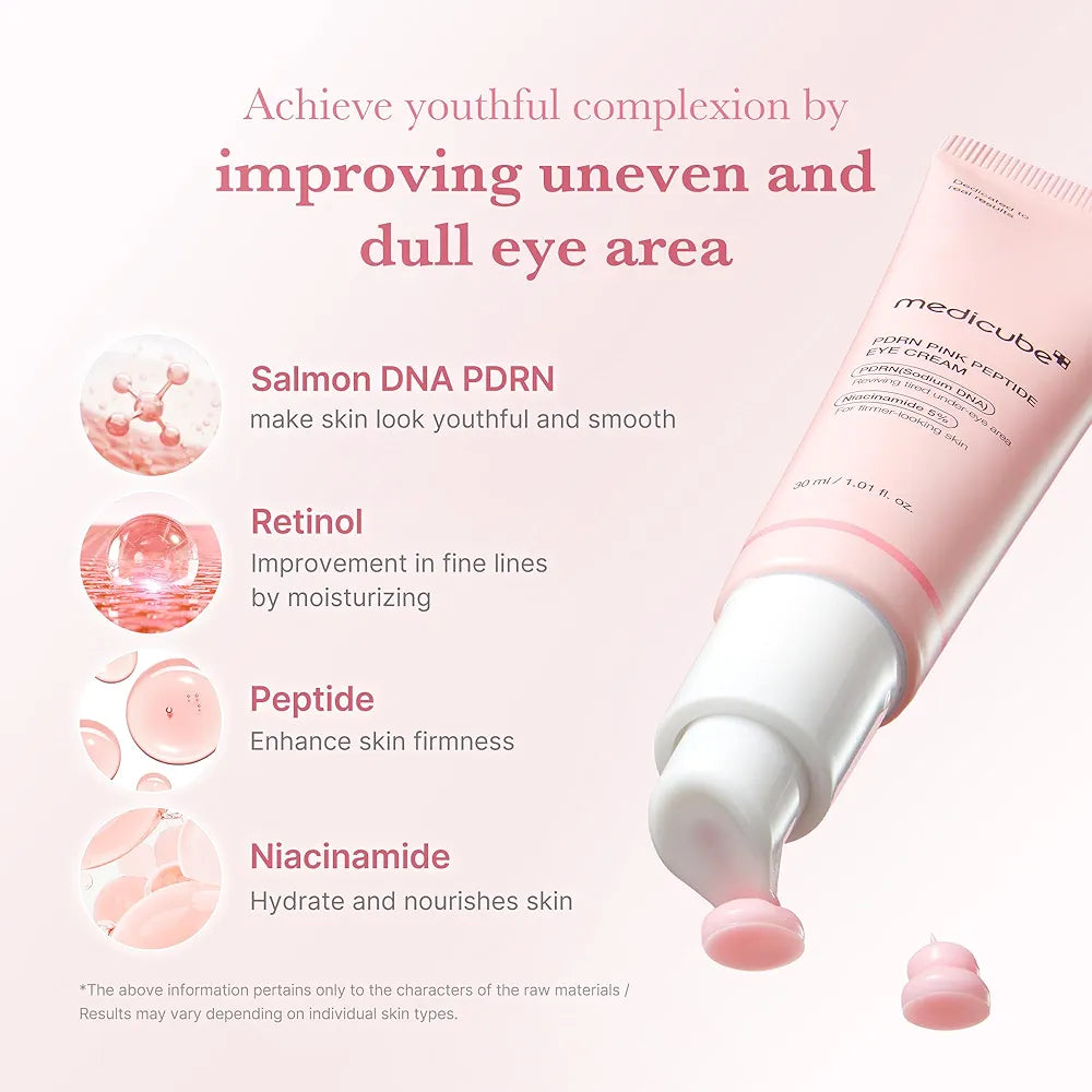 Medicube Salmon DNA PDRN Pink Peptide Eye Serum