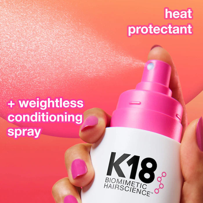 K18 Biomimetic Hairscience 
HeatBounce™ Leave-In Conditioner Heat Protectant 118ML