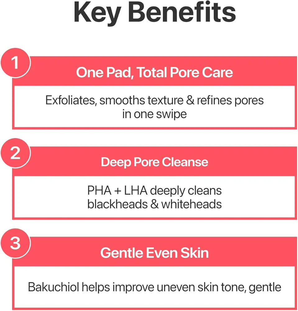 numbuzin No.3 Bifida Bakuchiol Exfoliating Toner Pads