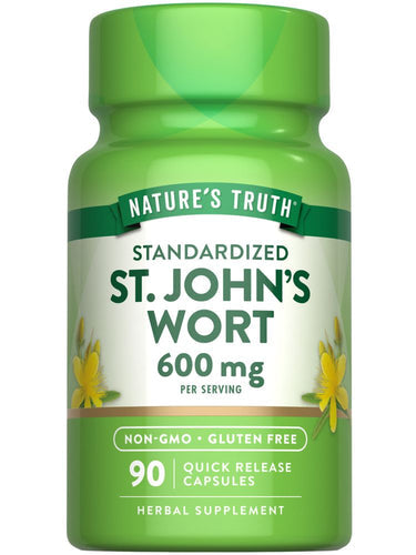 Nature's Truth St. John's Wort 600 mg 90 Capsules