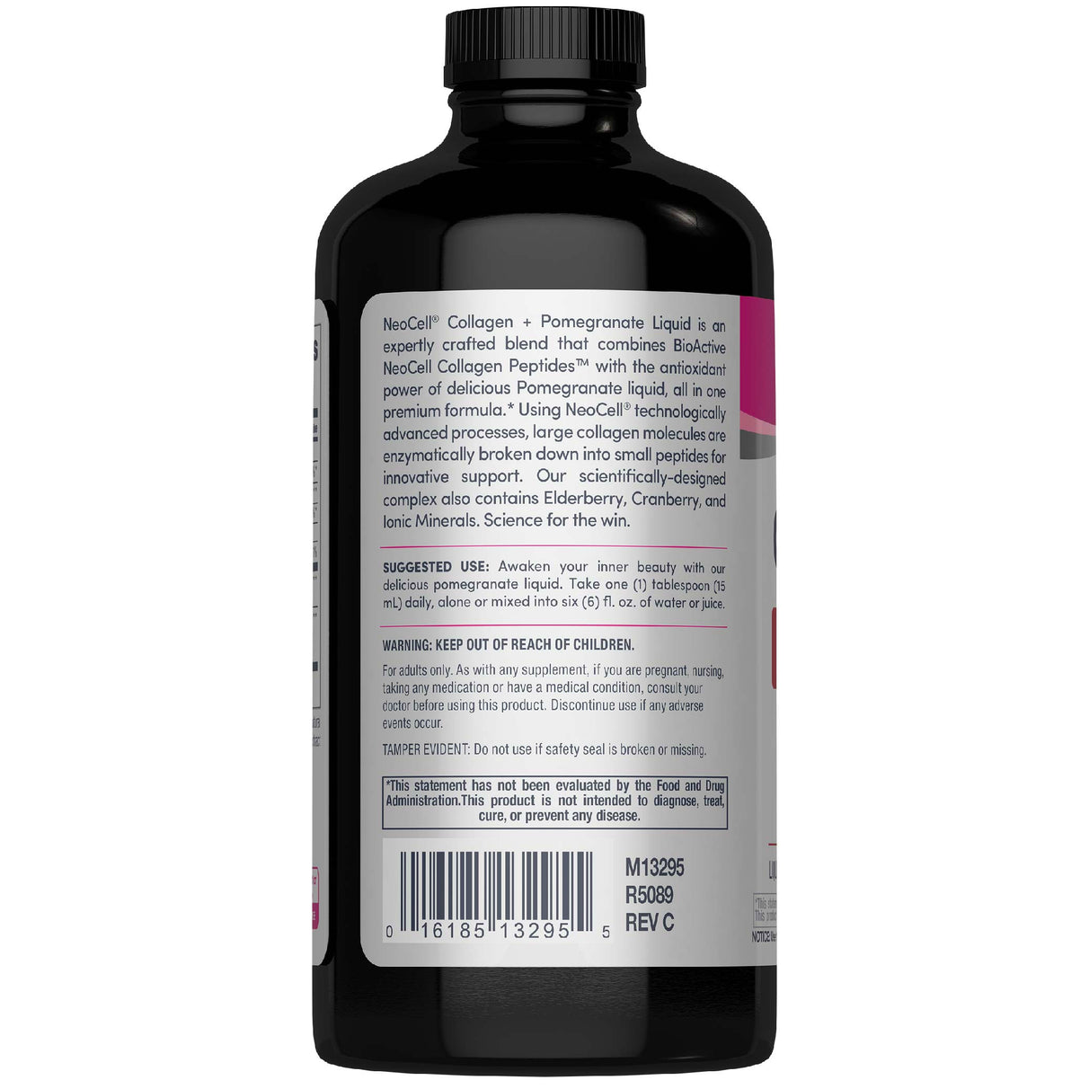 NeoCell Collagen C Pomegranate Liquid – 4g Collagen Types 1 & 3 with Vitamin C
