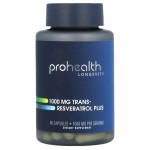 ProHealthTrans-Resveratrol Plus - 1000 mg per serving, 60 capsules product-image